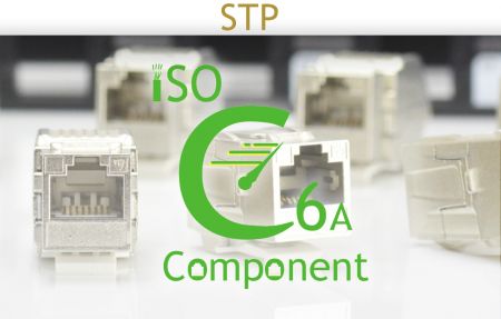 STP - ISO C6A-Komponente - ISO C6A Komponenten-bewertete geschirmte Lösung